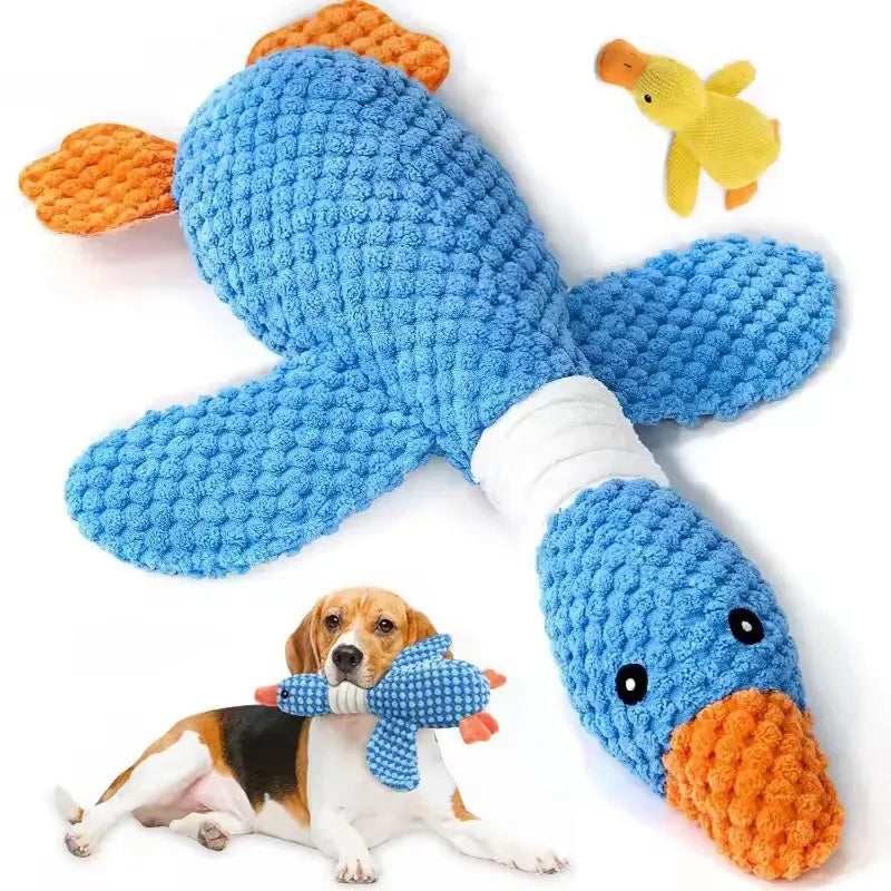 CloudRest™ Durable Squeaky Plush Duck Dog Toy