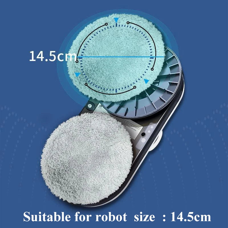 Reusable Microfiber Robot Mop Pads