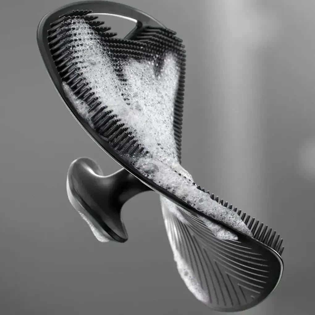 Soft Silicone Body Cleansing Brush – Exfoliating Shower Scrub & Massage Tool for Deep Cleansing & Skin Renewal