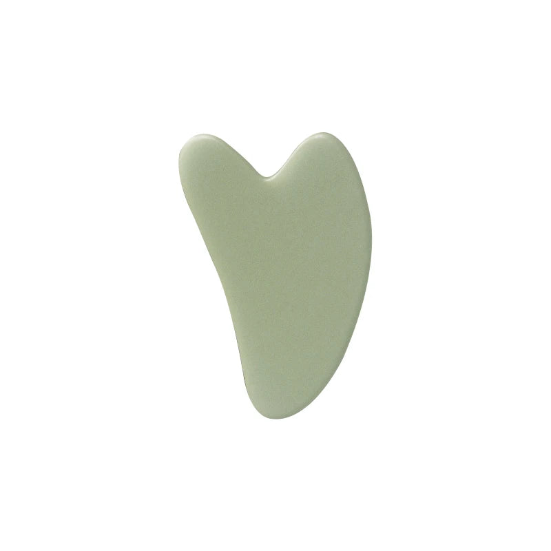 2-in-1 Facial Roller & Gua Sha Set – Face Neck Eye Massager Tool with Heart Shaped Scraping Board for Skincare & Lymphatic Drainage
