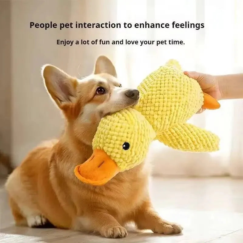 CloudRest™ Durable Squeaky Plush Duck Dog Toy