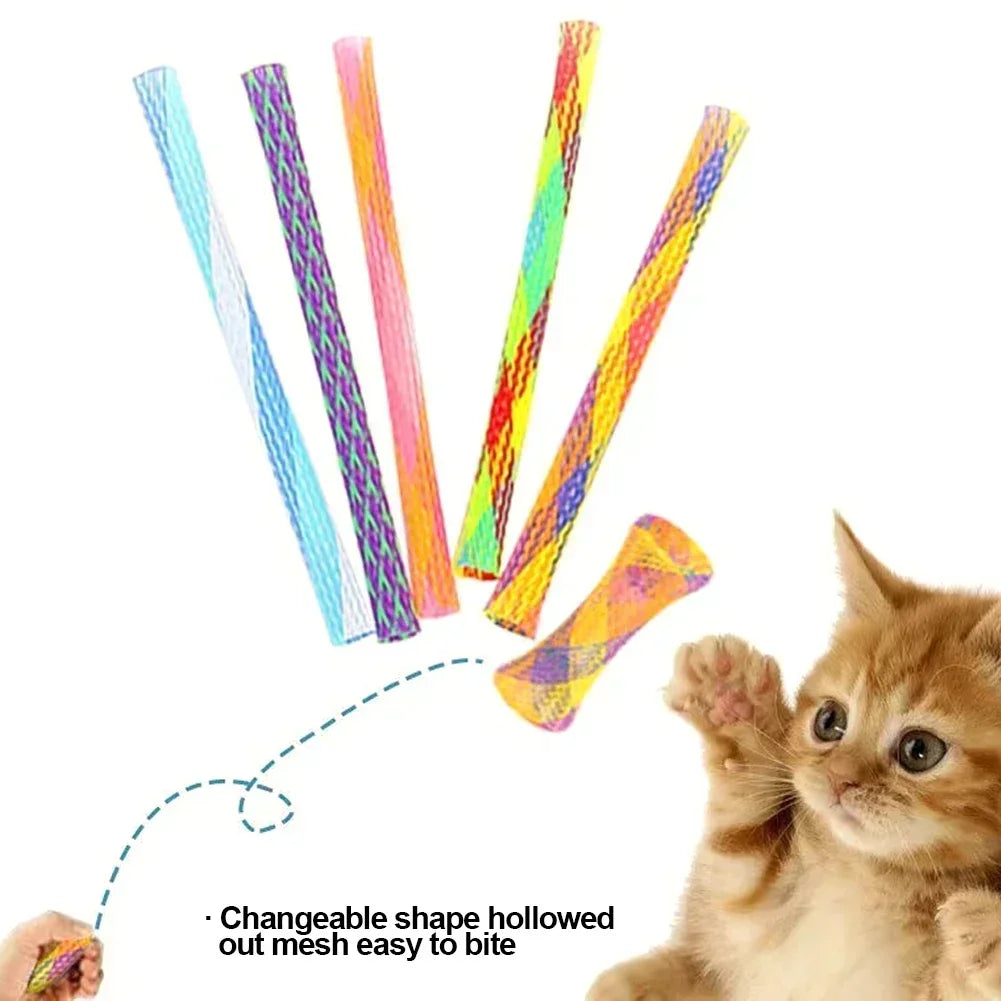 Interactive Cat Spring Toy Set – Colorful Spiral Coil Toys for Cats & Kittens