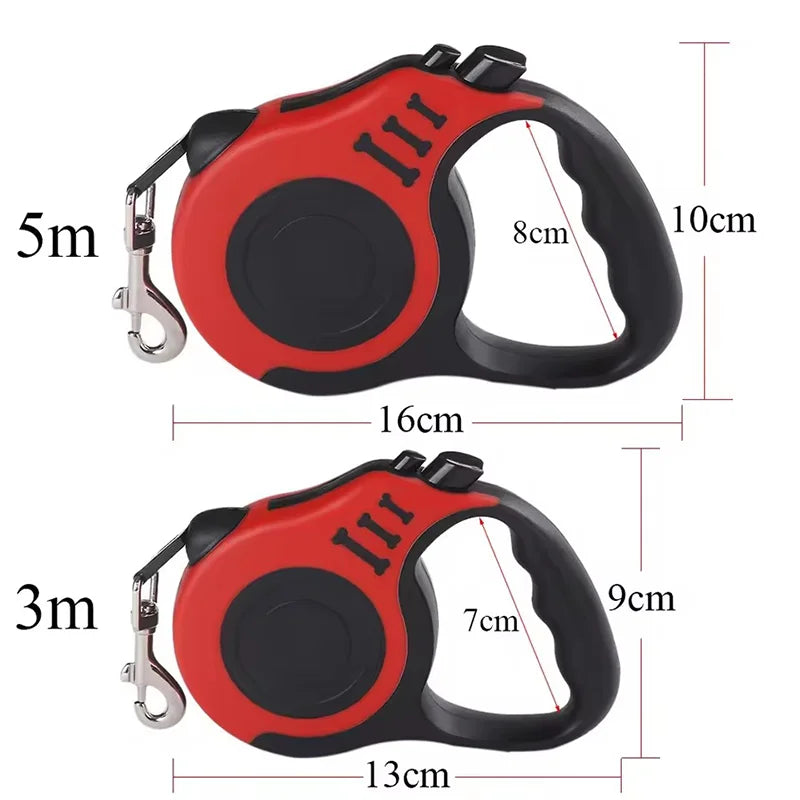 FlexWalk™ Retractable Dog Leash – 3M/5M Adjustable Lead