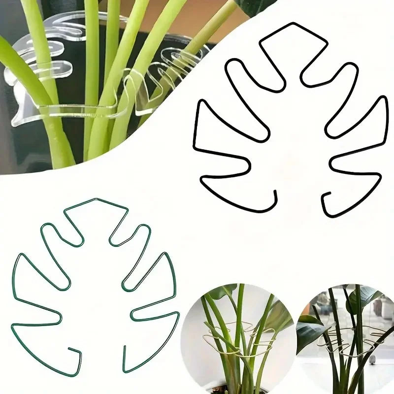 Large Hanging Plant Stand with Iron Hooks - Indoor & Outdoor Flower Pot Holder