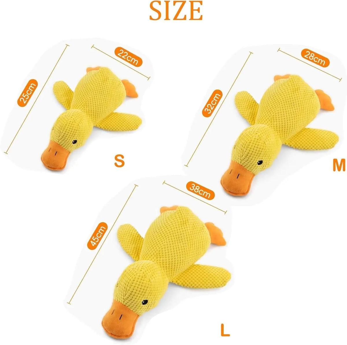 CloudRest™ Quacking Plush Duck Dog Toy