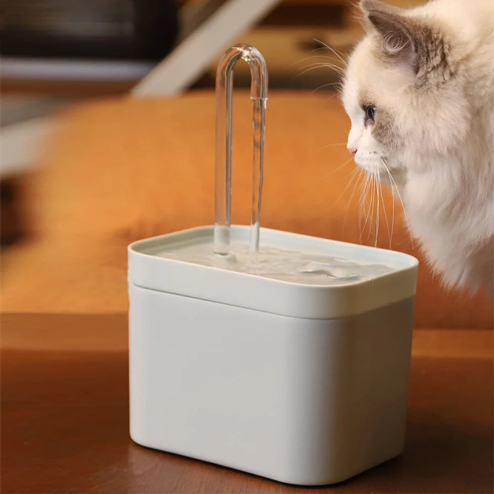 PureFlow™ Ultra-Quiet Pet Water Fountain - 1.5L Automatic Water Dispenser