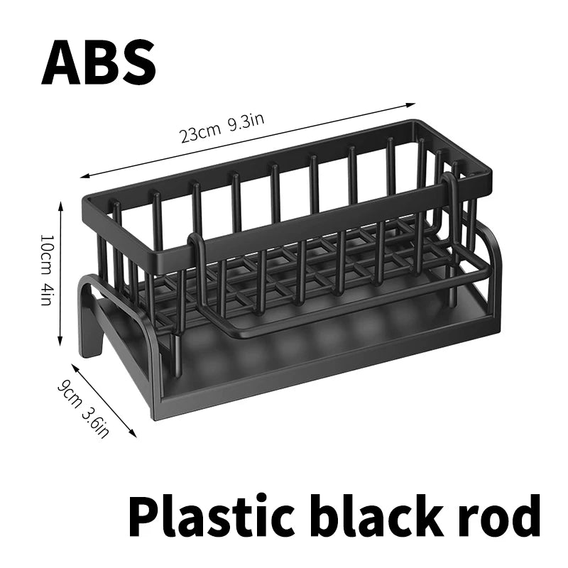 Kitchen Sink Caddy – Sponge Holder & Drain Rack