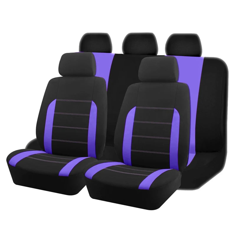 DriveStyle™ Universal Car Seat Cover Set – Full Interior Protection for Cars, SUVs & Trucks