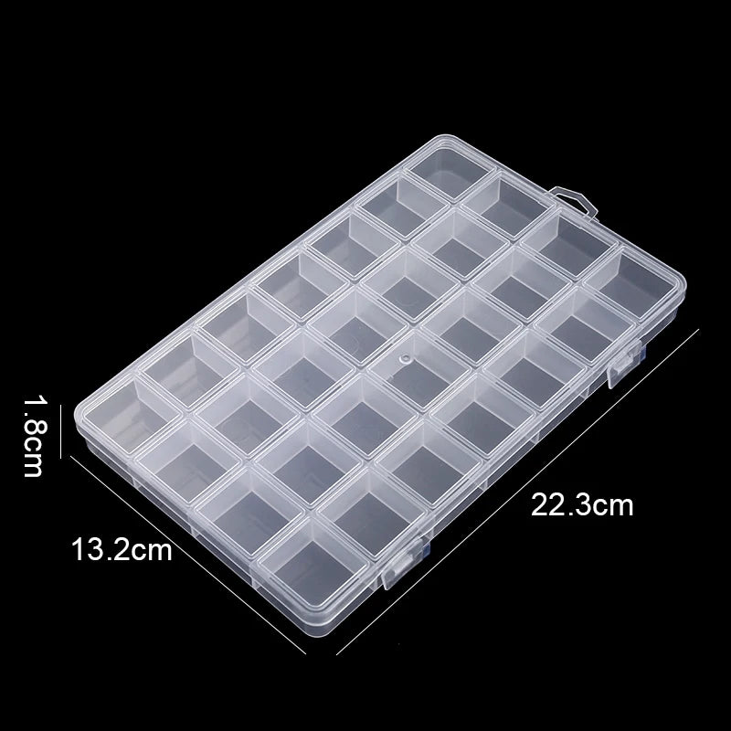 Clear Jewelry & Bead Organizer Box
