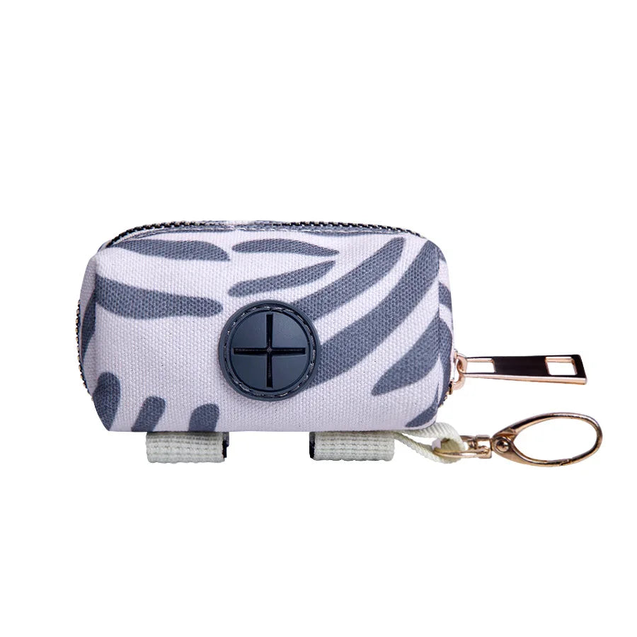 Premium Dog Poop Bag Holder with Leash Attachment
