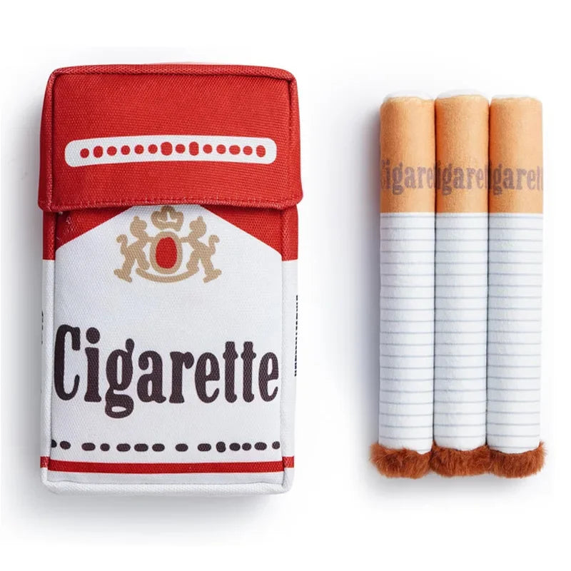 CloudRest™ Funny Interactive Plush Cigarette Dog Toy