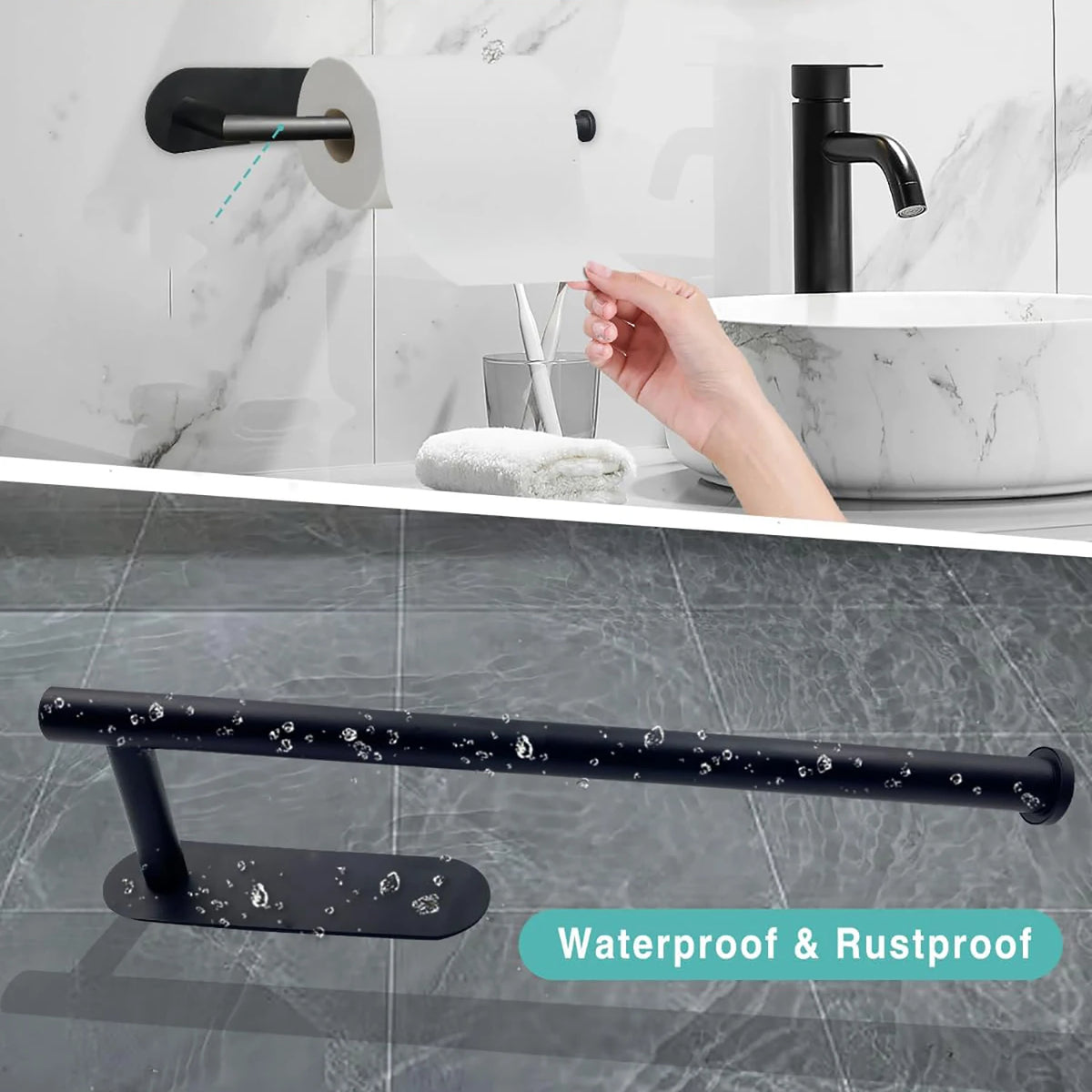 Self-Adhesive Paper Towel Holder