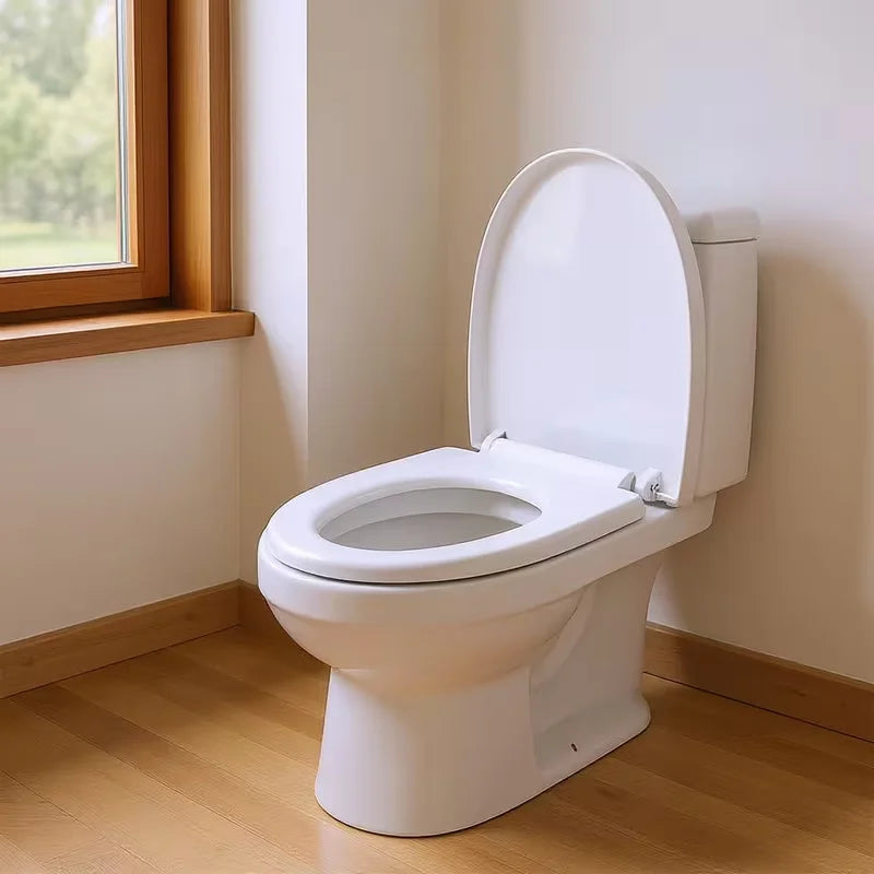 Luxury Soft-Close Quick Release Toilet Seat – Easy Install White Bathroom Seat