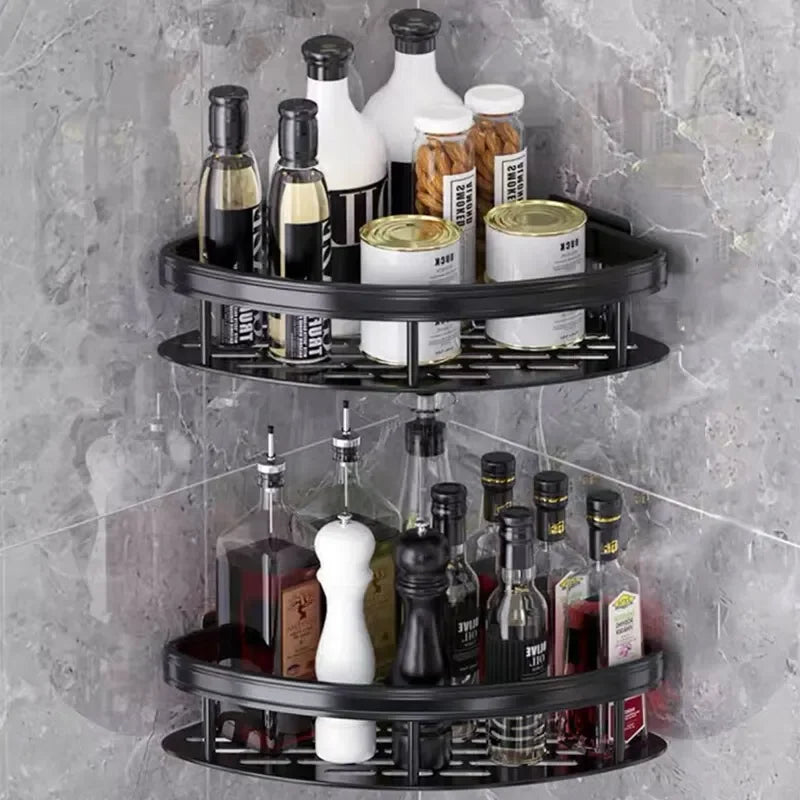 Bathroom No-Drill Corner Shower Shelf