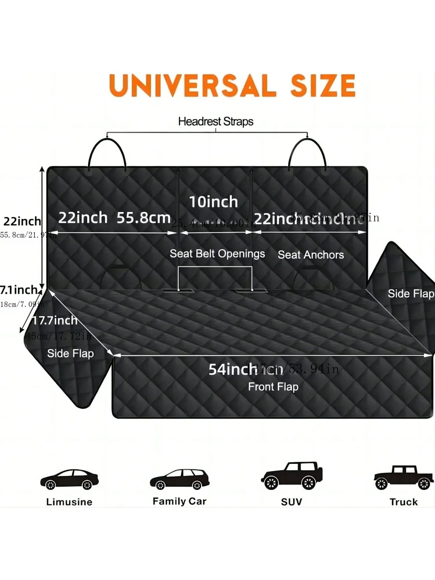 TravelGuard™ Waterproof Dog Car Seat Cover & Hammock Protector