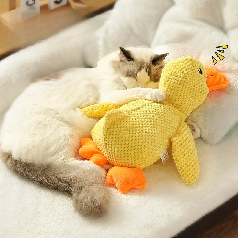 CloudRest™ Quacking Plush Duck Dog Toy