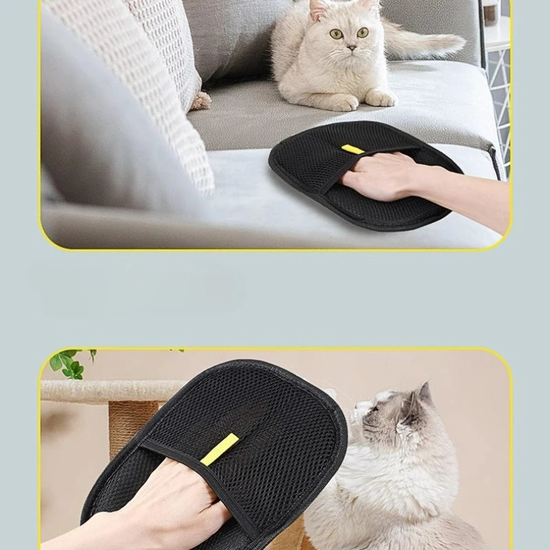 FurSweep™ Reusable Pet Hair Remover Glove for Furniture, Clothing & Car Seats
