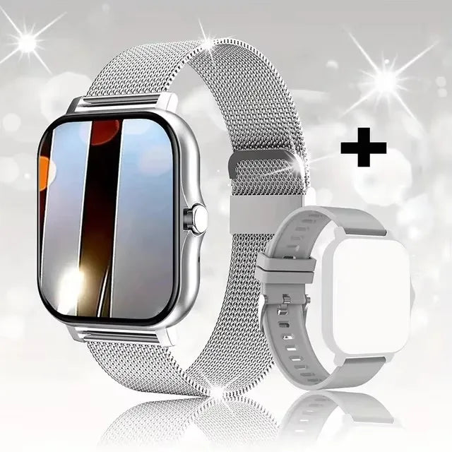 1.83" Waterproof Smart Watch for Men & Women – Bluetooth Call, Message Reply, Heart Rate & Sleep Monitor, Fitness Tracker with Pedometer for iPhone & Android