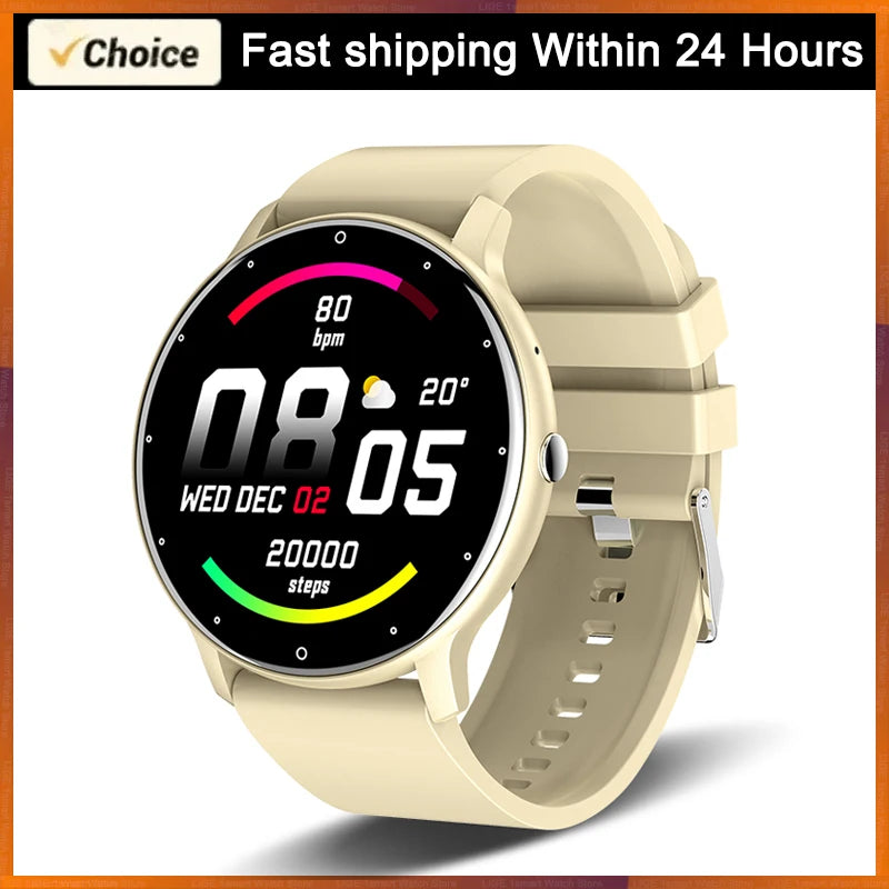LIGE 2026 Smart Watch for Men & Women – Fitness Tracker with Heart Rate Monitor, Waterproof Sports Watch, Bluetooth Call & Activity Tracker for Android & iOS
