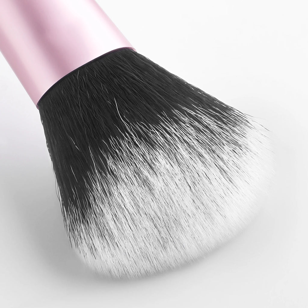 10 Pcs Makeup Brush Set with Portable Bag – Mini Professional Brushes for Foundation, Powder, Eyeshadow & Full Face Makeup