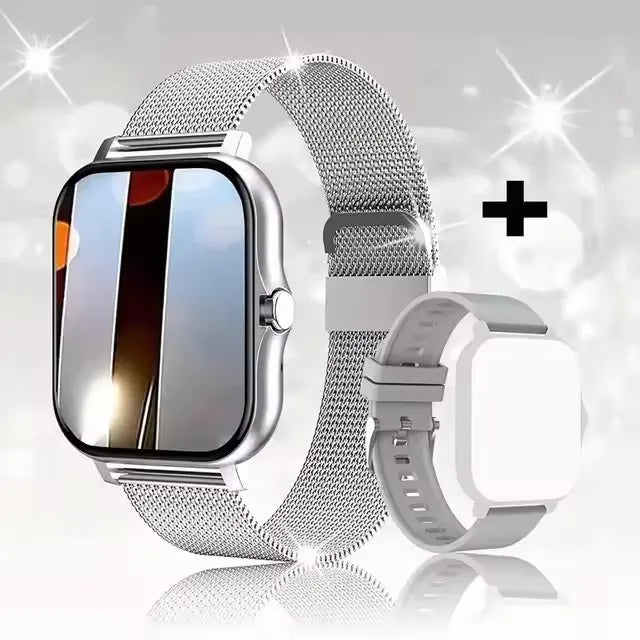 1.83" Waterproof Smart Watch for Men & Women – Bluetooth Call, Message Reply, Heart Rate & Sleep Monitor, Fitness Tracker with Pedometer for iPhone & Android