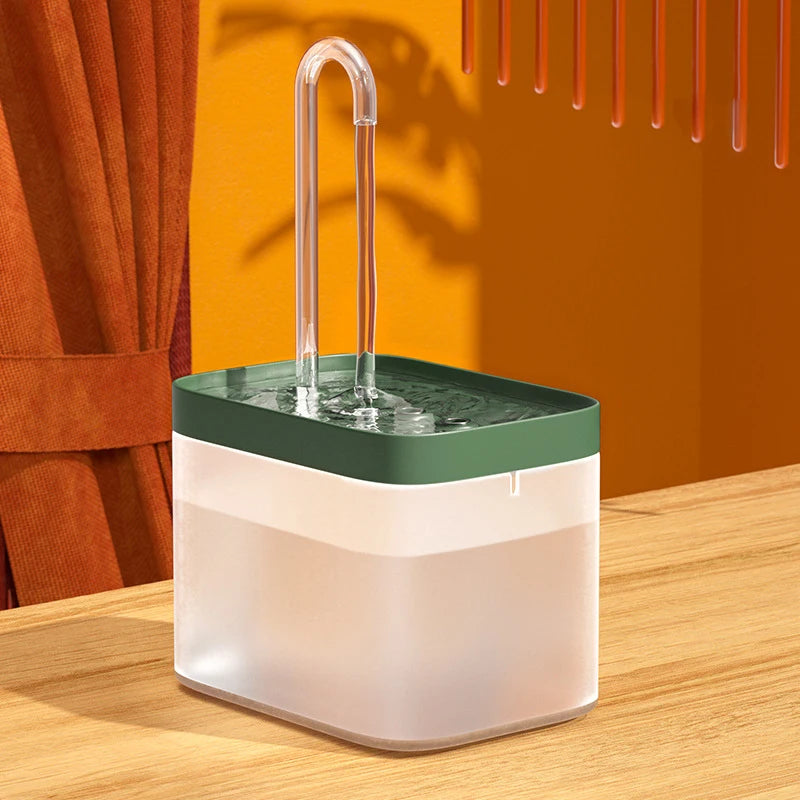PureFlow™ Ultra-Quiet Pet Water Fountain - 1.5L Automatic Water Dispenser
