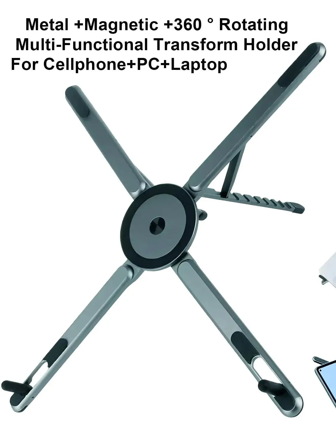 3-in-1 Magnetic Phone Stand & Foldable Tripod with Selfie Stick
