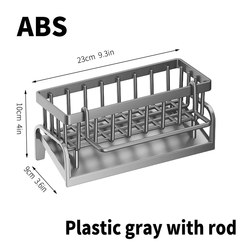Kitchen Sink Caddy – Sponge Holder & Drain Rack