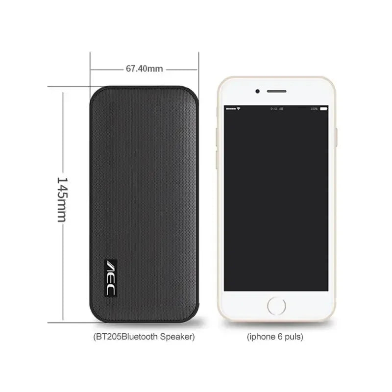 Portable Bluetooth Speaker with Power Bank – Slim Waterproof Outdoor Mini Speaker, Deep Bass, Dual Function Charger for iPhone & Android
