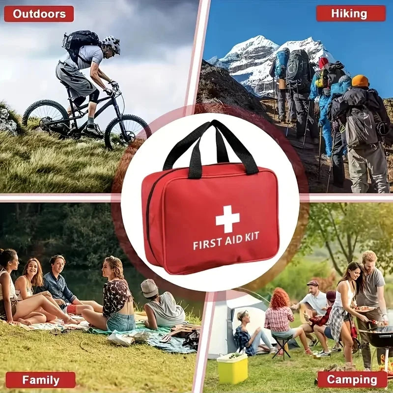 Compact Emergency First Aid Kit – Portable Medical Safety Kit for Car, Home, Travel & Outdoor Use