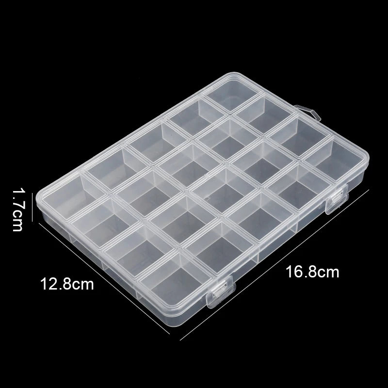 Clear Jewelry & Bead Organizer Box