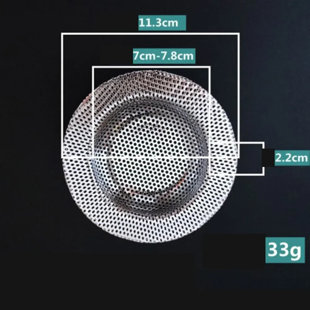 Stainless Steel Sink Strainer Mesh Filter – Kitchen Drain Hair Catcher