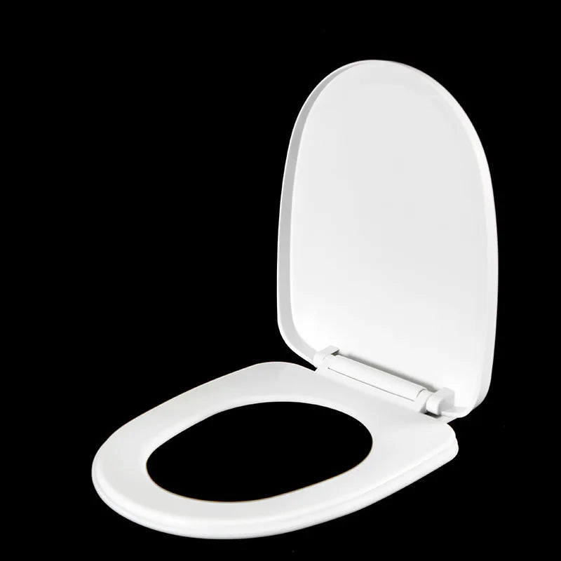 Universal Slow-Close Toilet Seat - O-Shape or U-Shape, Quick-Release Silent Soft Close Lid