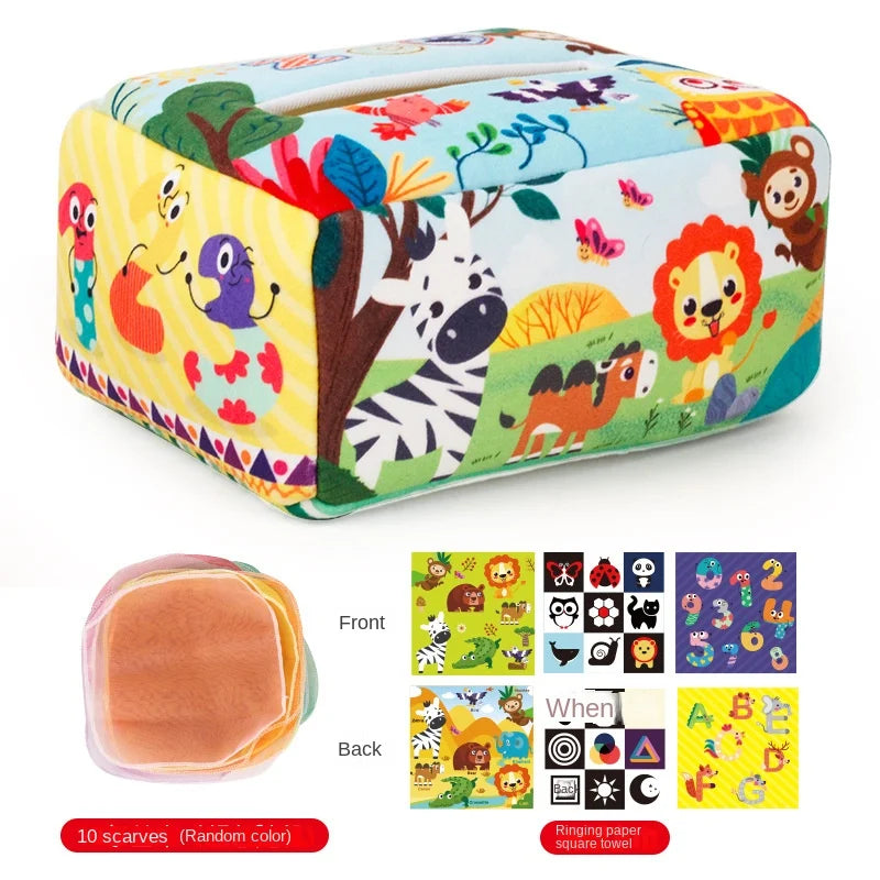 SensoryFun™ Montessori Tissue Box Toy