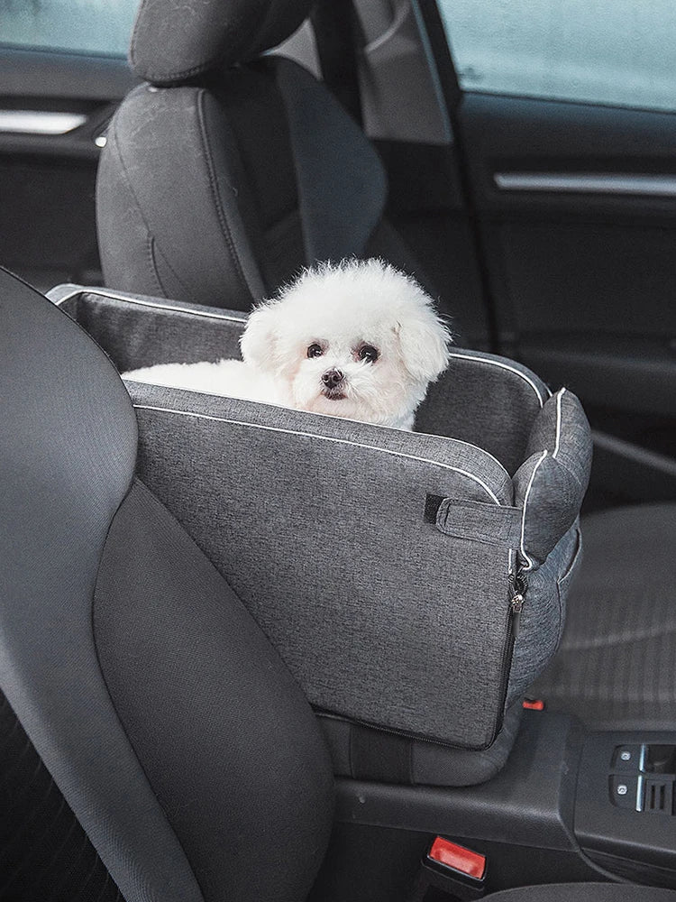 Premium Pet Car Booster Seat – Portable Travel Bed & Safety Carrier for Small Dogs & Cats