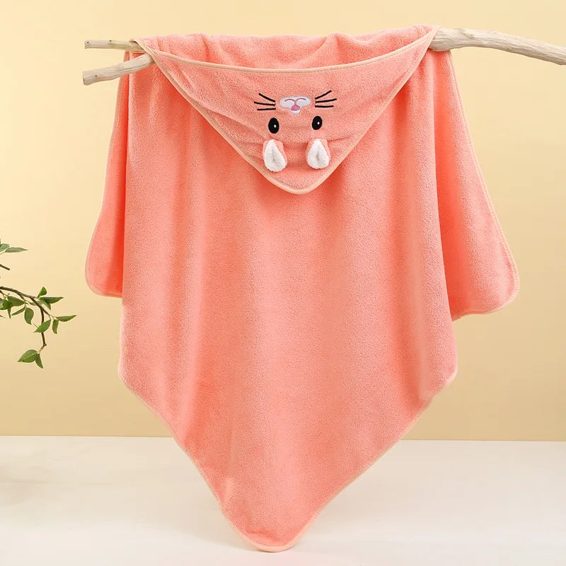 SnuggleWrap™ Hooded Baby Bath Towel
