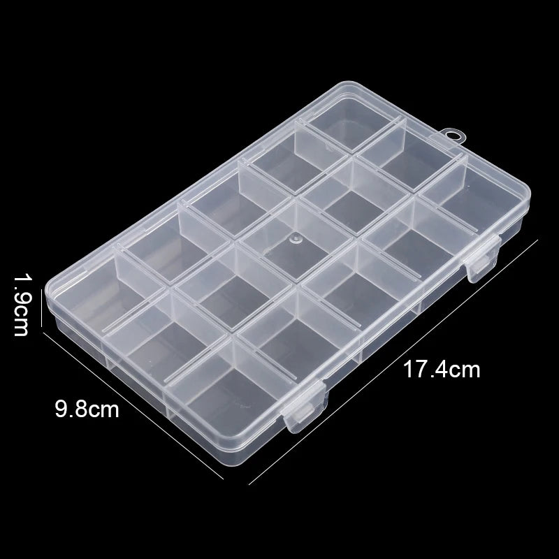 Clear Jewelry & Bead Organizer Box