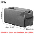 Premium Pet Car Booster Seat – Portable Travel Bed & Safety Carrier for Small Dogs & Cats