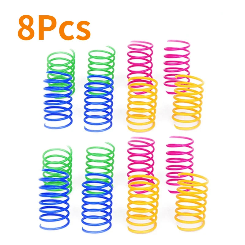 Interactive Cat Spring Toy Set (4–20 Pieces)