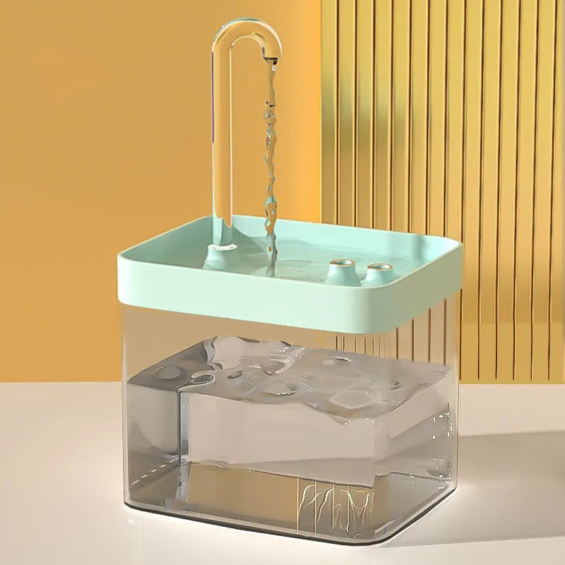PureFlow™ Ultra-Quiet Pet Water Fountain - 1.5L Automatic Water Dispenser