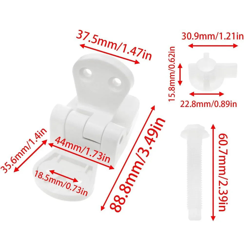 Universal Toilet Seat Hinge Repair Kit – Replacement Bolts & Hardware