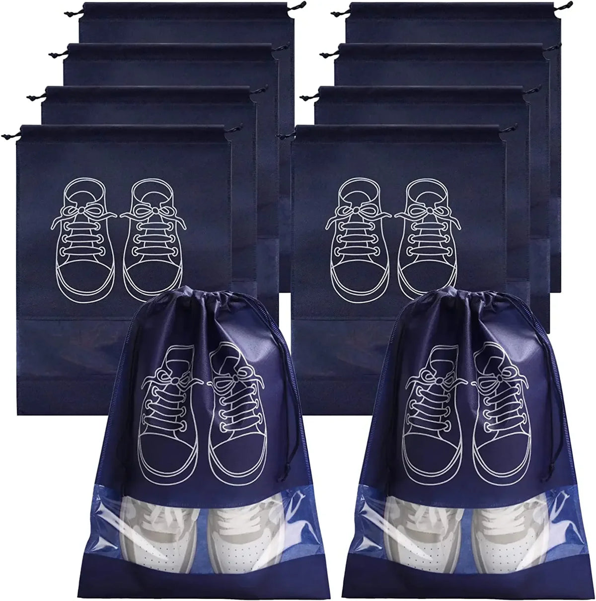 Travel Shoe Storage Bags (5/10 Pack)
