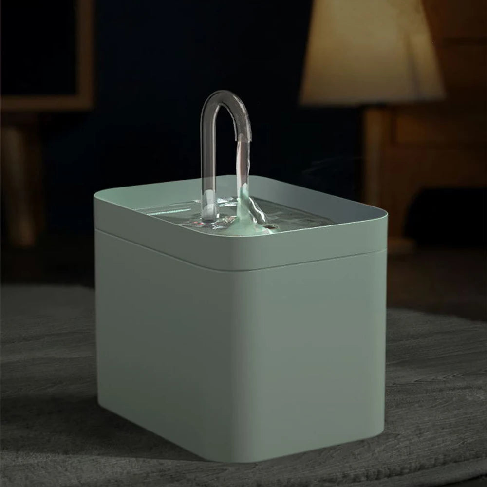 PureFlow™ Ultra-Quiet Pet Water Fountain - 1.5L Automatic Water Dispenser