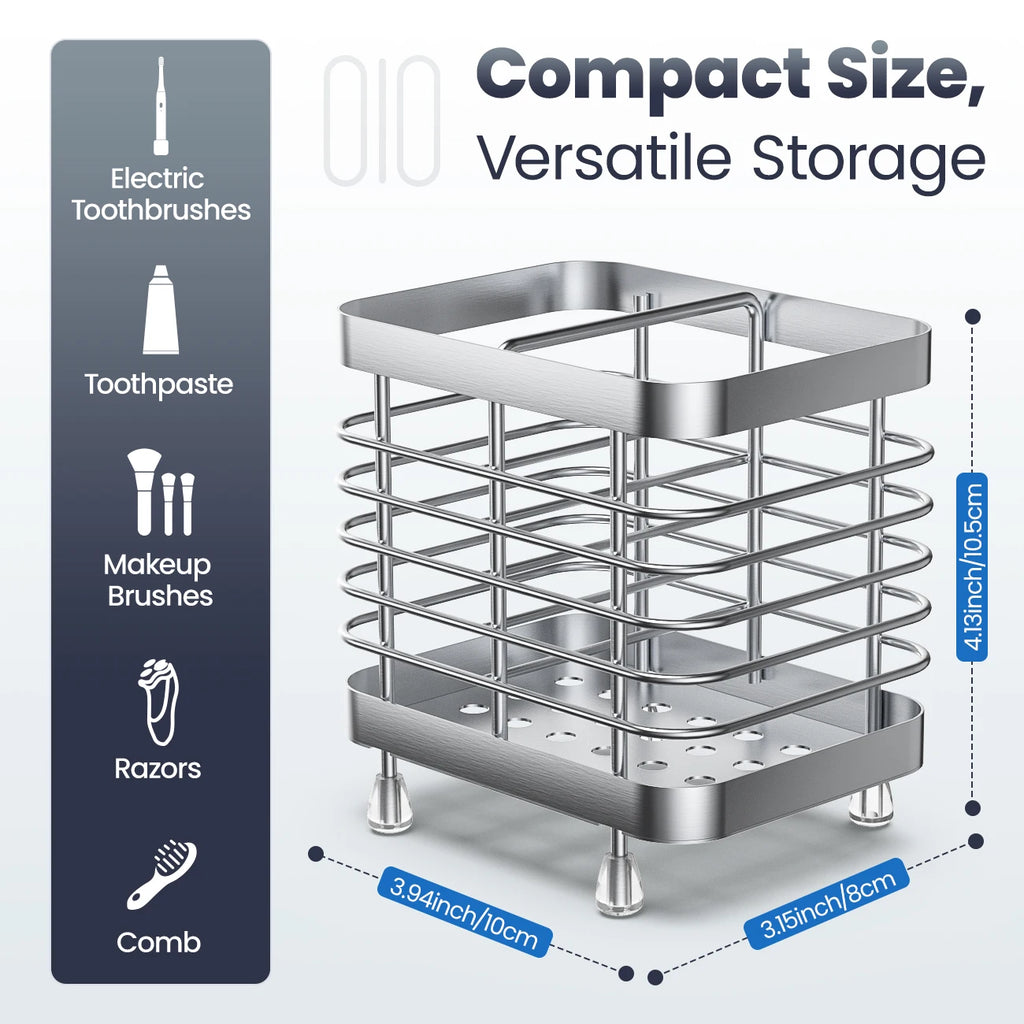 Stainless Steel Toothbrush Holder