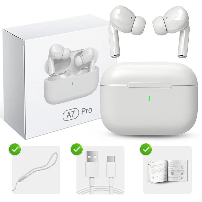 2025 Air Pro Wireless Bluetooth Earbuds – TWS HiFi Noise Cancelling Earphones, Waterproof Headphones with Mic for iPhone & Android