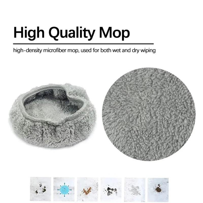 Reusable Microfiber Robot Mop Pads