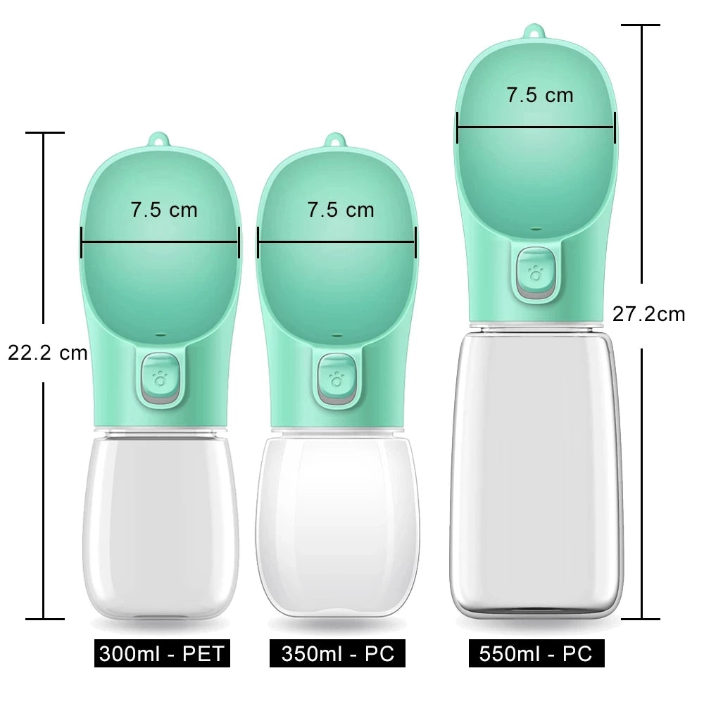 Portable Dog Water Bottle For Small & Large Dogs, Cats Outdoor Leakproof Walking Drinking Bowls