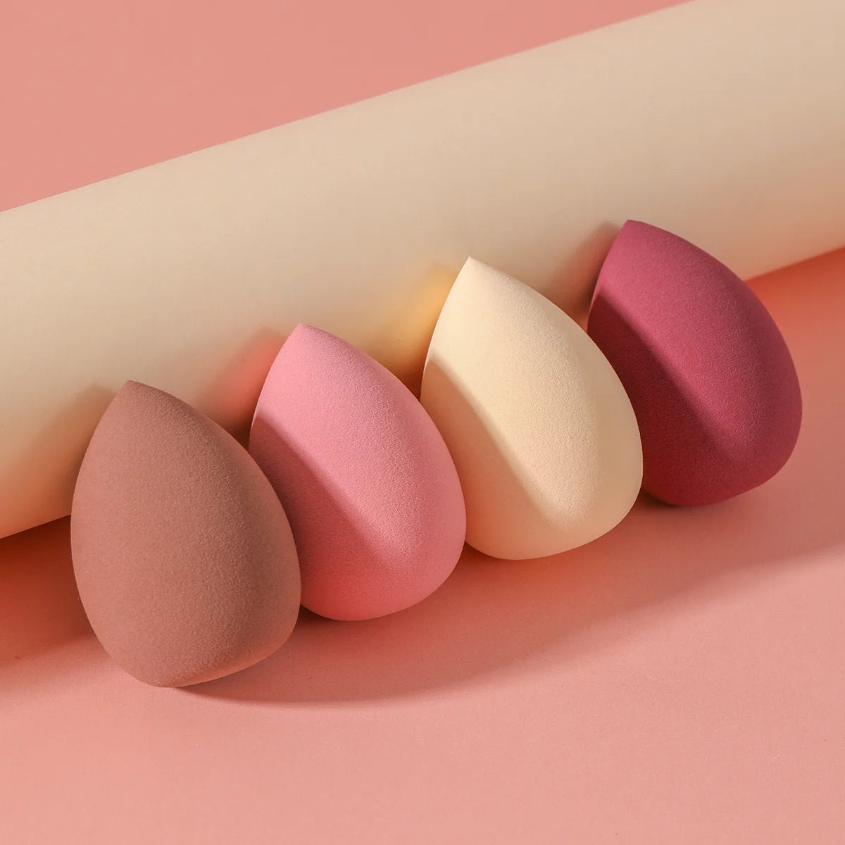 4 Pcs Beauty Egg Makeup Sponge Blenders Set – Soft Foundation Applicator, Beauty Sponges for Flawless Makeup