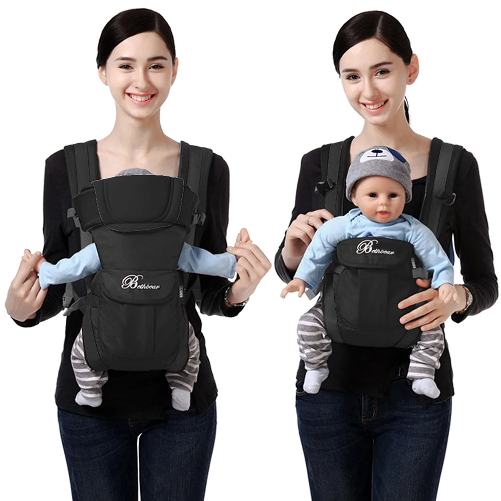 4-in-1 Ergonomic Baby Carrier | Newborn to Toddler Sling Backpack