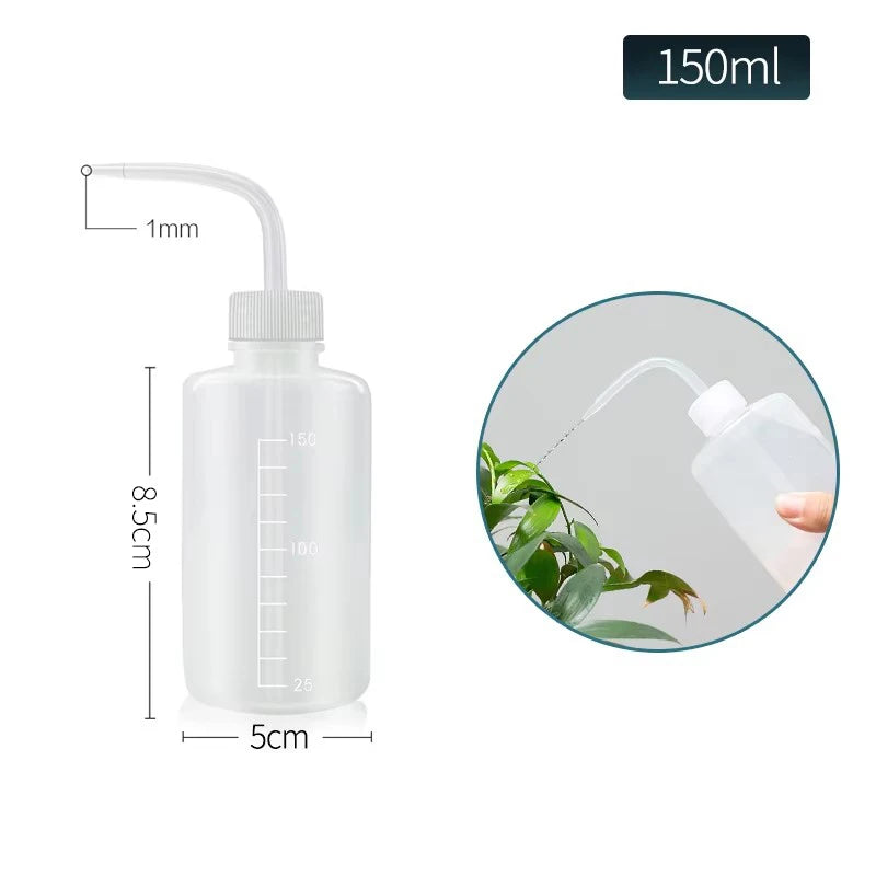 150/250/500mL Squeeze Watering Bottle with Long Spout – Precision Plant Watering Can for Succulents, Indoor Plants & Flowers